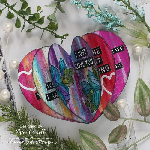 Simon Says Stamp! Simon Says Stamp Sentiment Strips REVERSE BOLD LOVE sssg131124 Kisses | color-code:ALT0