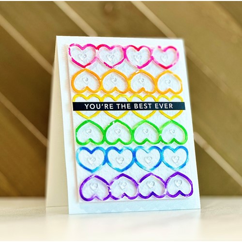 Simon Says Stamp! Simon Says Stamp Sentiment Strips REVERSE BOLD LOVE sssg131124 Kisses