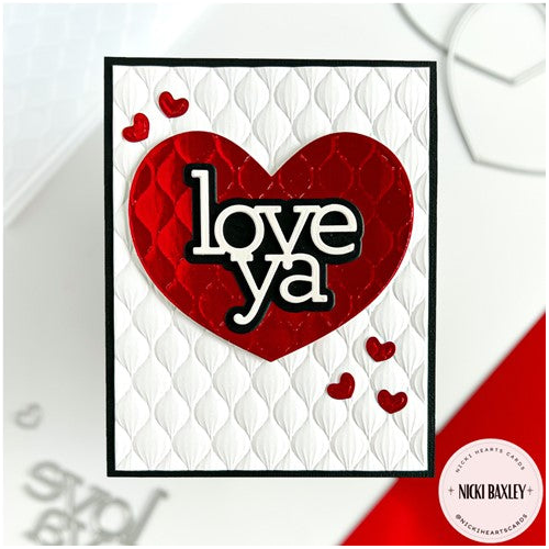 Simon Says Stamp! Simon Says Stamp Cardstock RICH RED MATTE METALLIC ssp1012 Kisses | color-code:ALT3