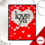 Simon Says Stamp! Simon Says Stamp Cardstock RICH RED MATTE METALLIC ssp1012 Kisses