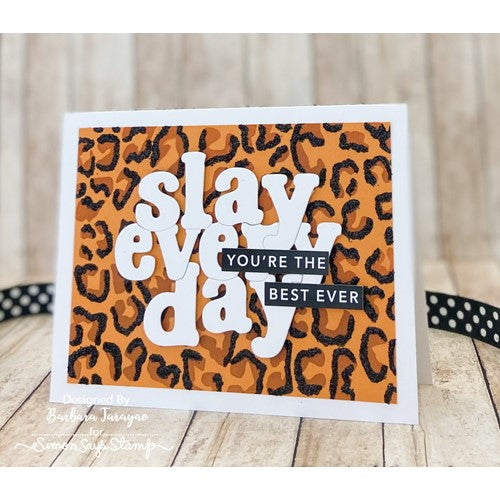 Simon Says Stamp! Simon Says Stamp Stencils ANIMAL PRINT ssst221665 Kisses