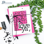 Simon Says Stamp! Simon Says Stamp Stencils ANIMAL PRINT ssst221665 Kisses | color-code:ALT5