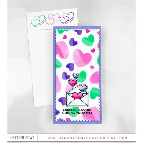 Simon Says Stamp! Simon Says Stamp 6 Layering Stencils CANDY HEARTS ssst221663 Kisses | color-code:ALT2