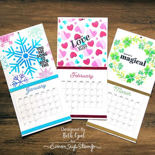 Simon Says Stamp! Simon Says Stamp 6 Layering Stencils CANDY HEARTS ssst221663 Kisses