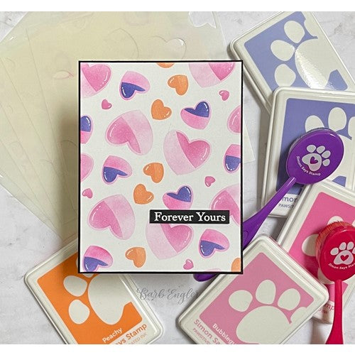 Simon Says Stamp! Simon Says Stamp 6 Layering Stencils CANDY HEARTS ssst221663 Kisses | color-code:ALT5