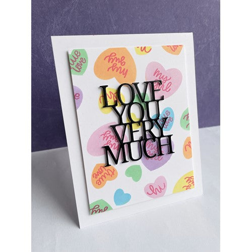 Simon Says Stamp! Simon Says Stamp 6 Layering Stencils CANDY HEARTS ssst221663 Kisses | color-code:ALT7