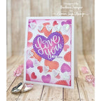Simon Says Stamp! Simon Says Stamp 6 Layering Stencils CANDY HEARTS ssst221663 Kisses