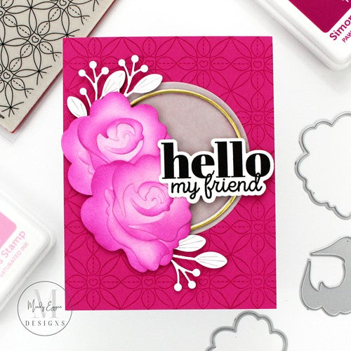 Simon Says Stamp! Simon Says Cling Stamps LACE HEART KALEIDOSCOPE sss102631 Kisses | color-code:ALT6