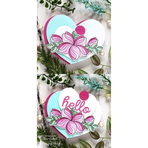 Simon Says Stamp! CZ Design Clear Stamps HI THERE GREETINGS cz276c Kisses | color-code:ALT02