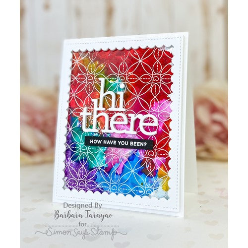 Simon Says Stamp! RESERVE CZ Design Wafer Dies HI THERE czd191 Kisses | color-code:ALT0