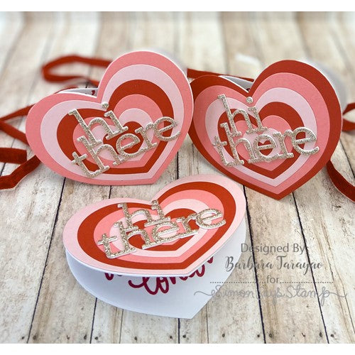 Simon Says Stamp! RESERVE CZ Design Wafer Dies HI THERE czd191 Kisses