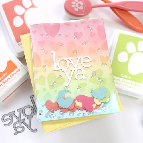 Simon Says Stamp! RESERVE CZ Design Wafer Dies LOVE YA czd192 Kisses | color-code:ALT00