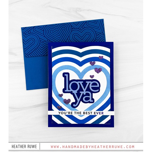 Simon Says Stamp! RESERVE CZ Design Wafer Dies LOVE YA czd192 Kisses | color-code:ALT5