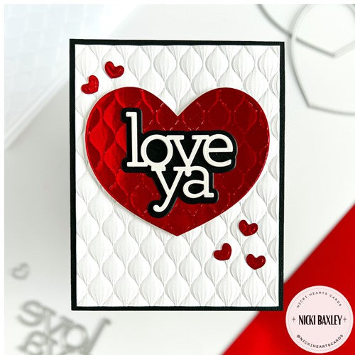 Simon Says Stamp! RESERVE CZ Design Wafer Dies LOVE YA czd192 Kisses | color-code:ALT8