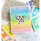 Simon Says Stamp! RESERVE CZ Design Wafer Dies LOVE YA czd192 Kisses | color-code:ALT81