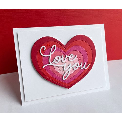 Simon Says Stamp! RESERVE Simon Says Stamp NESTED ROUND HEARTS Wafer Dies sssd112763 Kisses | color-code:ALT01