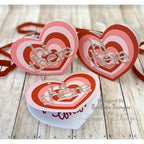Simon Says Stamp! RESERVE Simon Says Stamp NESTED ROUND HEARTS Wafer Dies sssd112763 Kisses