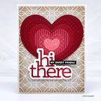 Simon Says Stamp! RESERVE Simon Says Stamp NESTED ROUND HEARTS Wafer Dies sssd112763 Kisses