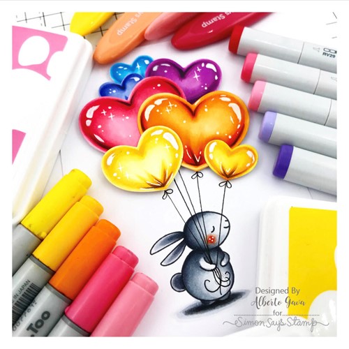 Simon Says Stamp! RESERVE Simon Says Stamp NESTED ROUND HEARTS Wafer Dies sssd112763 Kisses | color-code:ALT5