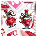 Simon Says Stamp! RESERVE Simon Says Stamp NESTED ROUND HEARTS Wafer Dies sssd112763 Kisses
