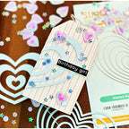 Simon Says Stamp! RESERVE Simon Says Stamp NESTED ROUND HEARTS Wafer Dies sssd112763 Kisses