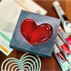 Simon Says Stamp! RESERVE Simon Says Stamp NESTED ROUND HEARTS Wafer Dies sssd112763 Kisses