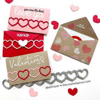 Simon Says Stamp! RESERVE Simon Says Stamp HEART CHAIN Wafer Dies sssd112764 Kisses | color-code:ALT7