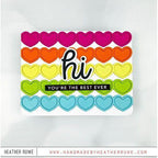 Simon Says Stamp! RESERVE Simon Says Stamp HEART CHAIN Wafer Dies sssd112764 Kisses | color-code:ALT91