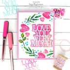 Simon Says Stamp! Simon Says Stamp LOVE YOU VERY MUCH Wafer Dies sssd112765 Kisses | color-code:ALT02