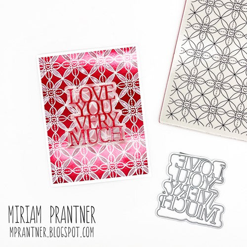 Simon Says Stamp! Simon Says Stamp LOVE YOU VERY MUCH Wafer Dies sssd112765 Kisses | color-code:ALT11