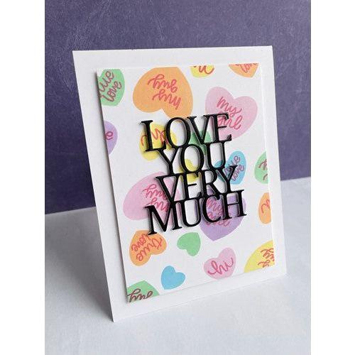 Simon Says Stamp! Simon Says Stamp LOVE YOU VERY MUCH Wafer Dies sssd112765 Kisses | color-code:ALT6