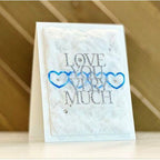 Simon Says Stamp! Simon Says Stamp LOVE YOU VERY MUCH Wafer Dies sssd112765 Kisses