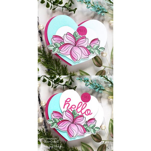 Simon Says Stamp! Simon Says Clear Stamps SWOOPY FLOWERS sss302632c Kisses | color-code:ALT1