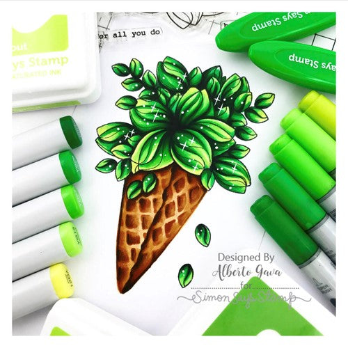 Simon Says Stamp! Simon Says Clear Stamps SWOOPY FLOWERS sss302632c Kisses