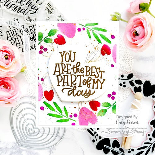 Simon Says Stamp! Simon Says Clear Stamps FROM THE HEART MESSAGES sss202629c Kisses | color-code:ALT3