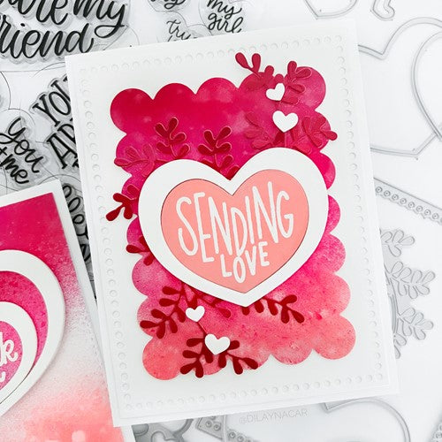 Simon Says Stamp! Simon Says Clear Stamps FROM THE HEART MESSAGES sss202629c Kisses | color-code:ALT92