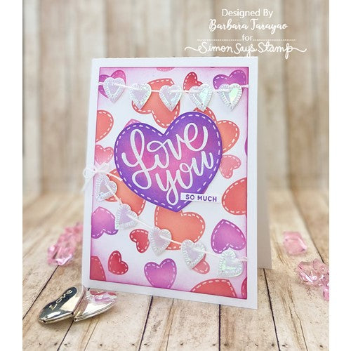 Simon Says Stamp! Simon Says Clear Stamps FROM THE HEART MESSAGES sss202629c Kisses