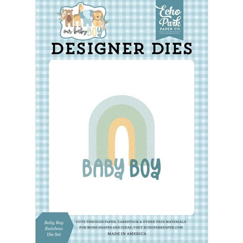 Simon Says Stamp! Echo Park OUR BABY BOY Rainbow Die Set obb302040