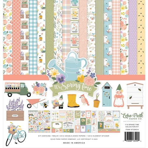 Simon Says Stamp! Echo Park IT'S SPRING TIME 12 x 12 Collection Kit ist299016