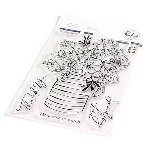 Simon Says Stamp! PinkFresh Studio INKY BOUQUET Clear Stamp Set 191523