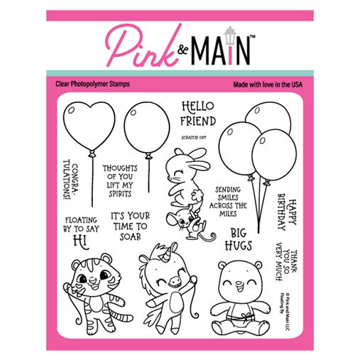 Simon Says Stamp! Pink and Main FLOATING BY Clear Stamps PM0592
