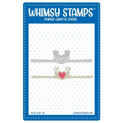 Simon Says Stamp! Whimsy Stamps HEART HANDS Die WSD174
