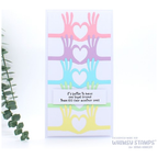 Simon Says Stamp! Whimsy Stamps HEART HANDS Die WSD174