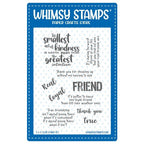 Simon Says Stamp! Whimsy Stamps ACTS OF KINDNESS Clear Stamps CWSD163a