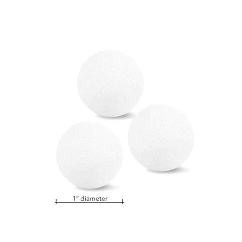 12 small Styrofoam balls, 1.3 inch (RR3)