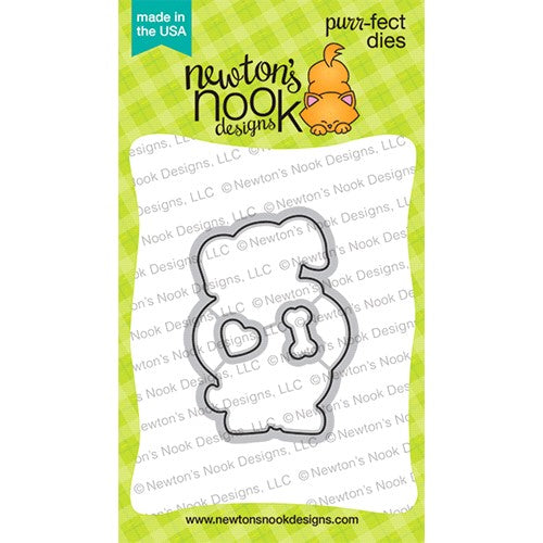 Simon Says Stamp! Newton's Nook Designs PUPPY HEART Dies NN2301D02