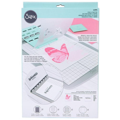 Simon Says Stamp! Sizzix STENCIL AND STAMP TOOL 664896