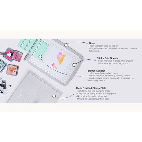 Simon Says Stamp! Sizzix STENCIL AND STAMP TOOL 664896