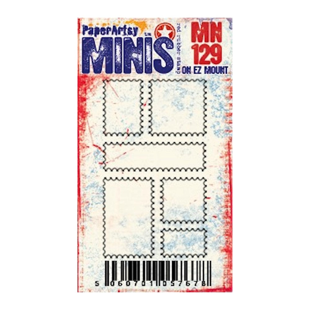 Paper Artsy MINI 129 Cling Stamp mn129