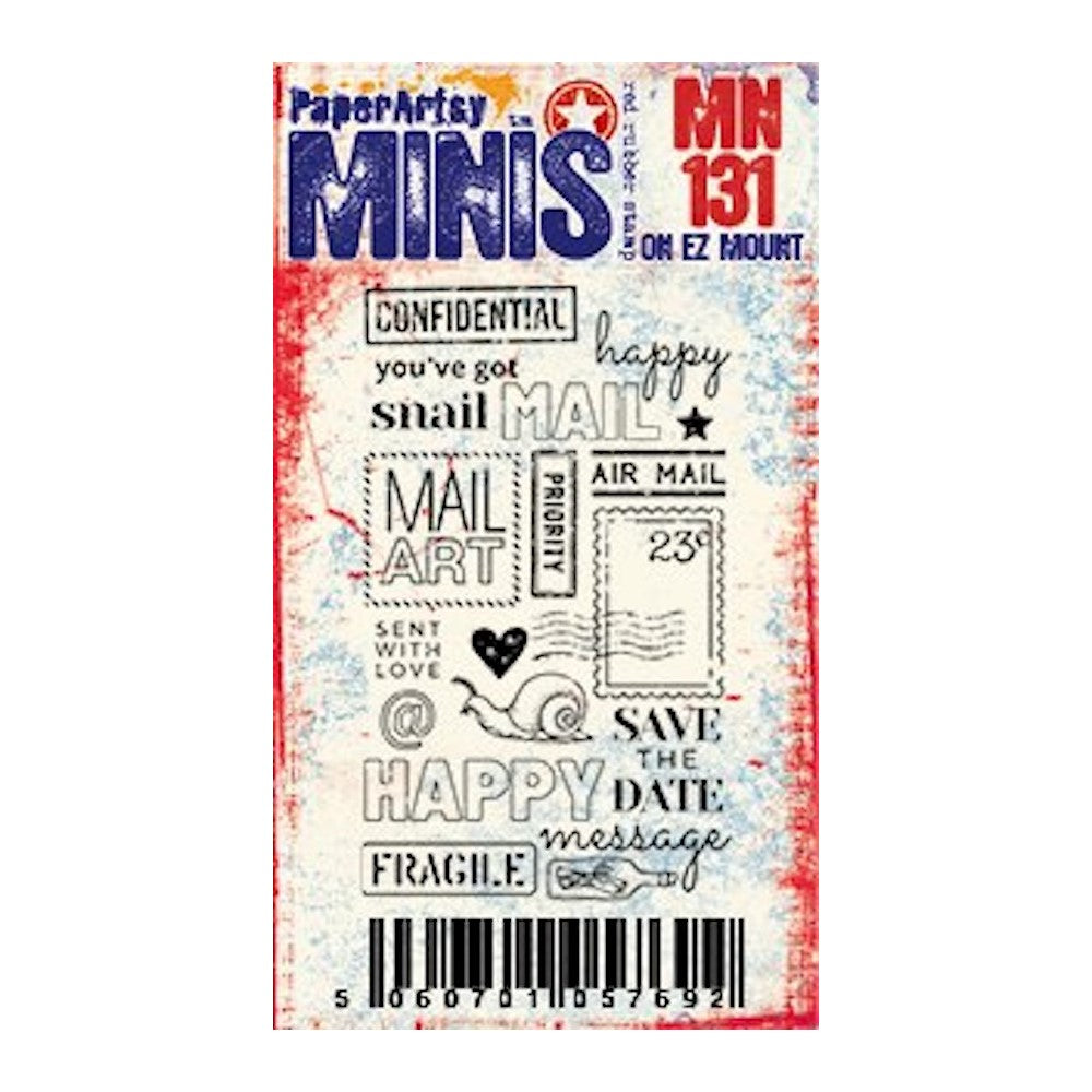 Paper Artsy MINI 131 Cling Stamp mn131